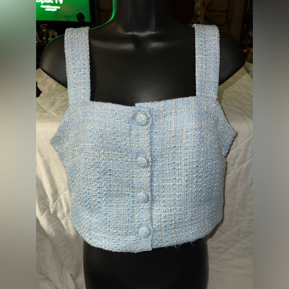 Jason Wu Brand New Tweed Crop Top